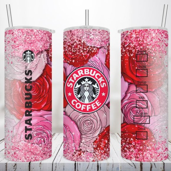 Starbucks Coffee Rose 20 oz Tumbler, Lid, Straw, Gift Boxed - Picture 2 of 2